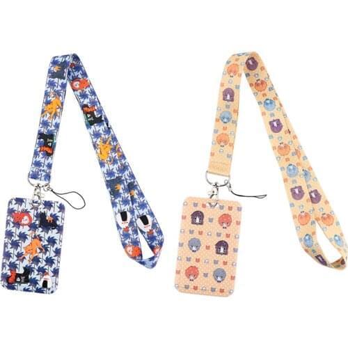 E3376 Comics Fruit basket Print Lanyard for Key Neck Strap lanyard card ID Holder Gym Keychain Badge Holder DIY Hang Rope