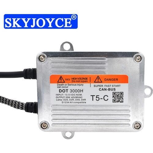 SKYJOYCE Original DLT HID Ballast 12V 55W Quick Start DLT T5-C Canbus HID Ballast For Car Headlight 55W H1 H7 H11 Canbus HID Kit