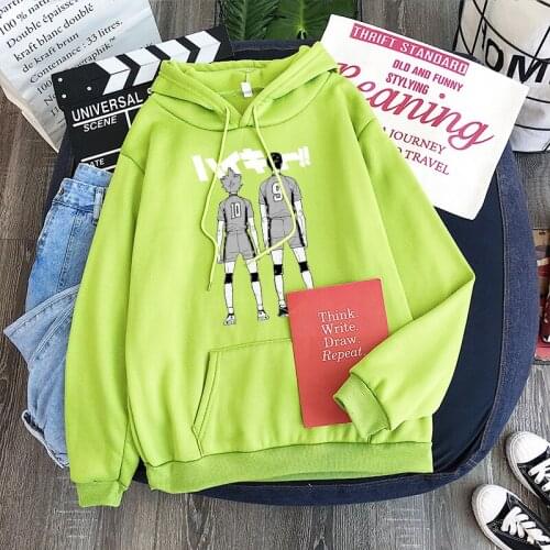 Japanese Anime Cartoon Haikyuu Hinata Shoyo Hoodies Sweatshirts Men / Women Streetwear Fashion Hip Hop Winter Hoody 300
