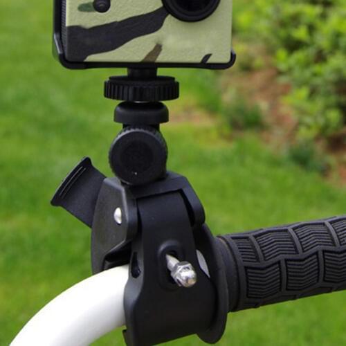 1/4" Motorcycle Bicycle Universal Camera Mount Handle Bar Clamp Bracket Tripod for GoPro DV DSLR Motorcycle Accessories