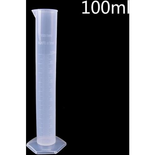 100ml Plastic Measuring Cylinder Laboratory Test Graduated Tube tool Affordable Chemistry Set