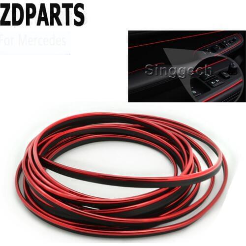 ZDPARTS 3M Automobiles Car Internal Decorative Trim Sticker For Mercedes Benz W203 W204 211 AMG Smart Starline A93 Citroen C4 C5