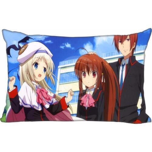 Hot Sale Sexy Anime Lolita #W Pillowcase Custom Zippered Rectangle Pillow Cover Cases Size 35X45cm (one sides) WT#905&V23