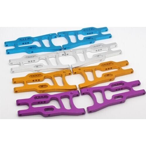 2pcs HSP 106021 Aluminum Rear Lower Suspension Arm 06012 1/10 Upgrade Parts For 94106 94107 94170