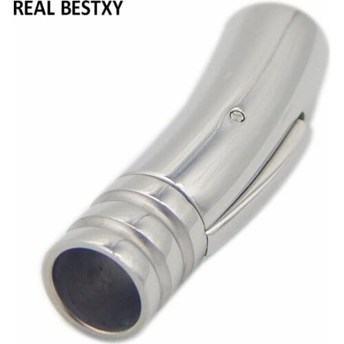 20pcs/lot engrave logo hole:3/4/5/6mm Fashion Jewelry Clasps Strong Magnetic Clasp round for round Leather Cord Bracelet