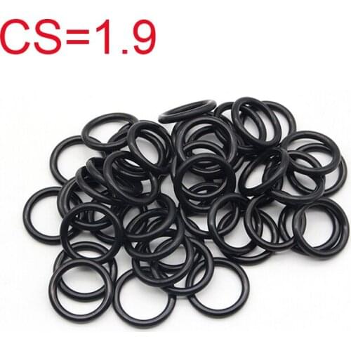 50PC/lot Rubber Ring NBR Sealing O Ring CS1.9mm OD5/5.5/6/6.5/7/8/8.5/9/10/10.5/11/11.5/12/13mm O-Ring Seal Gasket Oil Washer