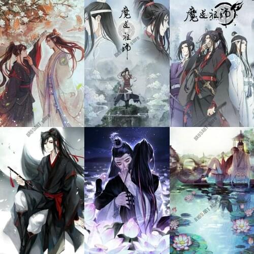 5d Diy Diamond Painting Anime Mo Dao Zu Shi Wei Wuxian Lan Wangji Diamond Embroidery Cross Stitch Kits Mosaic Home Decoration