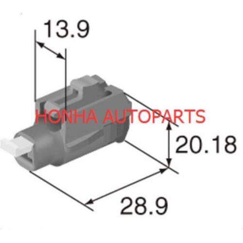 Free shipping 20 pcs 1 Pin Female Auto Temperature Sensor Connector for Toyota 2JZ 90980-11428 6189-0445