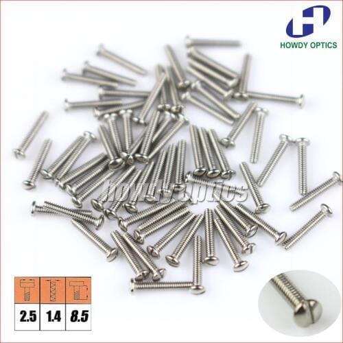 Free Shipping 200pcs/lot Size 2.5x1.4x8.5mm Eyewear glasses Optical Eyeglasses screw accessories