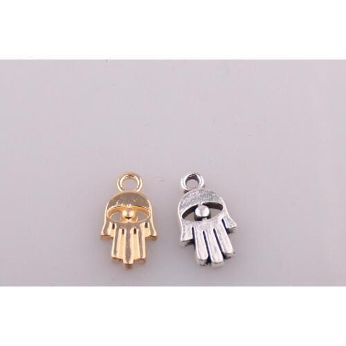 Free Shipping Fashion Fatis Hand Pendants for DIY making bracelet,necklace jewelry metal beads charm
