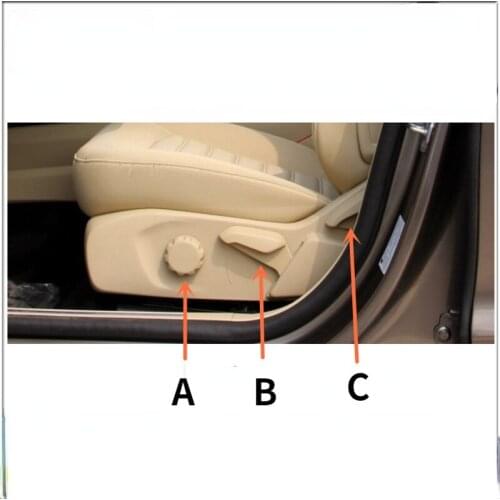 For Ford New Mondeo Seat Backrest Angle Height Adjustment Height Handle Lumbar Support Knob Manual Adjustment Handle