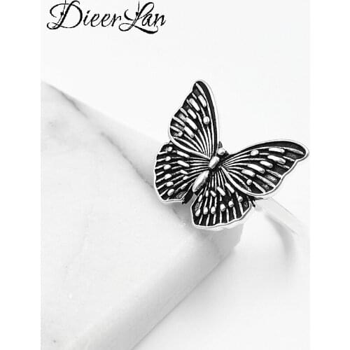 Hot Sale Charming Romantic Butterfly Rings for Women Men Jewelry Adjustable Size Rings Christmas Gift Dropship 2021