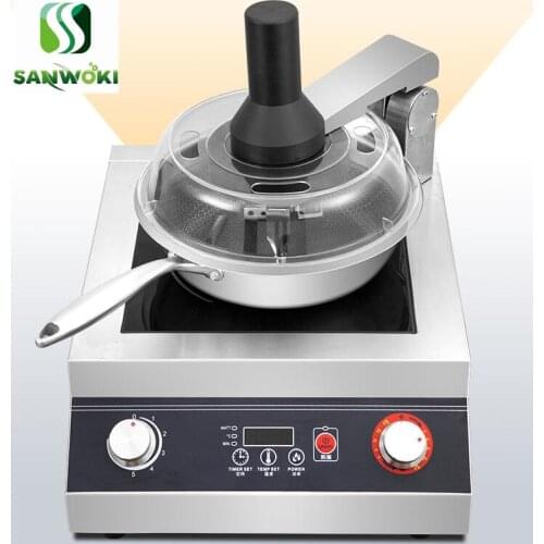 Commercial Tabletop intelligent automatic cooking robot Cooking Machine Cooking Pot Electromagnetic Wok chinese food cooker