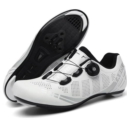 Road cycling shoes Sneaker white Professional Mountain Bike Breathable Bicycle Racing Self-Locking Shoes