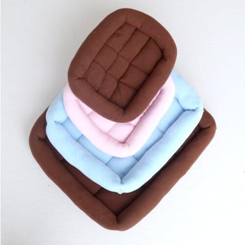 Square pet dog bed cat litter winter warm sleeping bed puppy nest soft and comfortable pet mattress