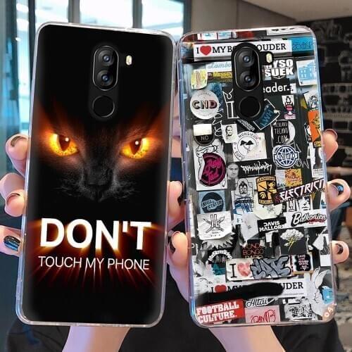 Cute Silicone Phone Case For Doogee X60L Back Cover Cartoon Dirt-resistant Waterproof For Woman