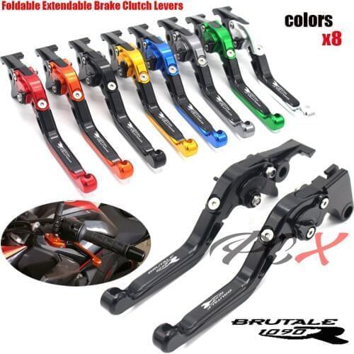 Motorcycle Folding Extendable CNC Moto Adjustable Clutch Brake Levers MV Agusta BRUTALE 1090RR 1090 RR 2013-2014