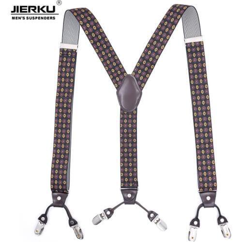 6 Clips Mans Suspenders Braces Elastic Suspenders Adult Straps Fashion Bretels Suspensorio Tirantes Hombre Bretelles