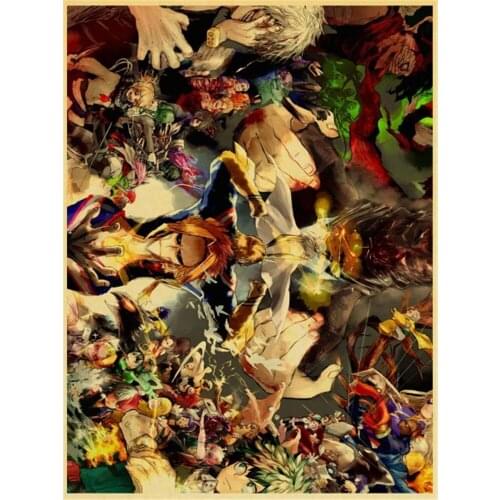 My Hero Academia DIY Embroidery 11CT Cross Stitch Kits Craft Needlework Set Printed Canvas Cotton Thread Home Decoration Sell