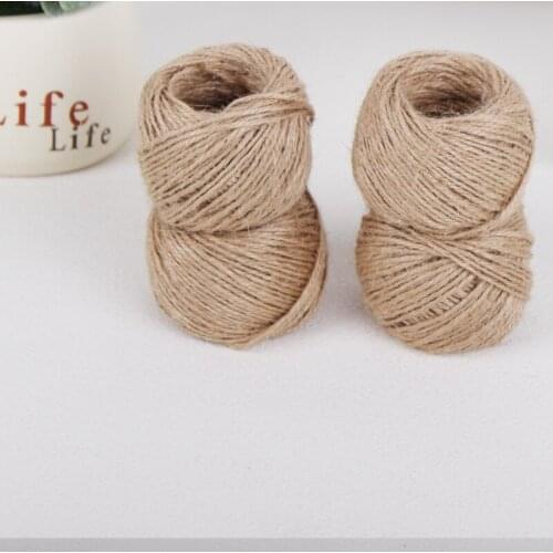 Packing hemp rope for photo wall 3 strands 2MM DIY ZAKKA handmade hemp rope elevator rope clip hemp rope
