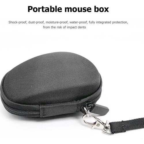 Portable Carrying Case for Logitech MX Anywhere 3 Mouse Waterproof Shockproof EVA Travel Storage Bag Nylon +EVA Case Shockproo