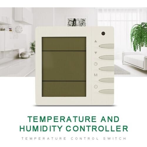 New Arrival Programmable LCD Screen Display Thermostat Durable Digital Temperature Control System For Home Hotel Office