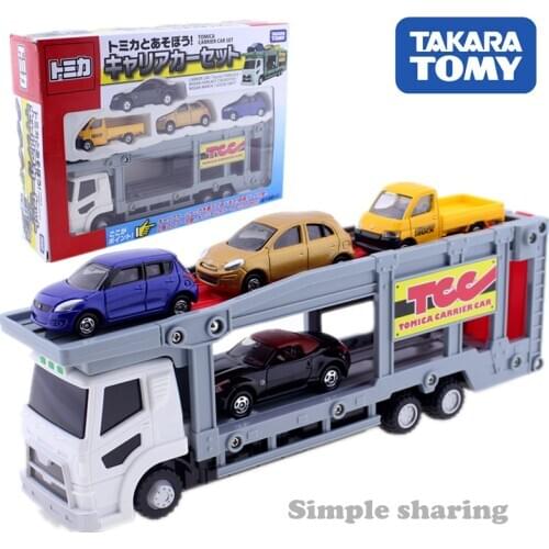 Takara Tomy Gift Lets Play Tomica! Career Car Set With 4 Nissan, Suzuki, Toyota, Toys Motor Vehicle Diecast Metal Model