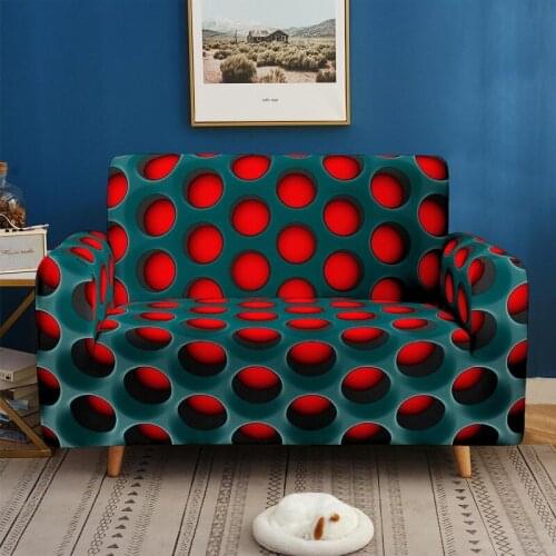 Four seasons general European and American ring non-slip elastic sofa cover cushion removable washable single or double cushion