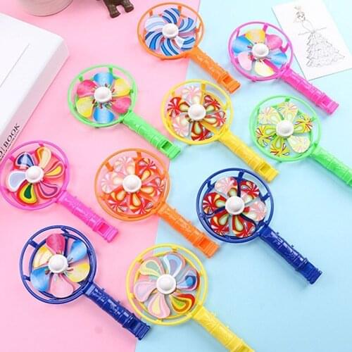 KIds Windmill Whistle Toy Children Coloful Windmill Whistle Musical Developmental Toy Party Props Children Gift