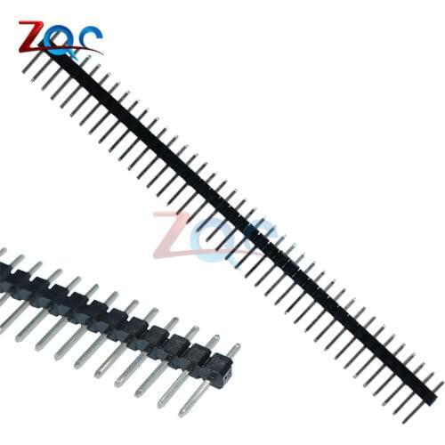 10Pcs Single Row 40Pin 2.54mm Round Female Pin Header