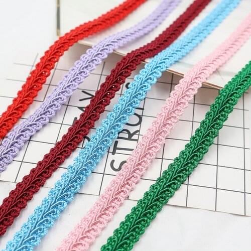 2 Yards Lace Trim Ribbon Centipede Braided Lace DIY Craft Sewing Accessories Wedding Decoration Fabric Curve Lace