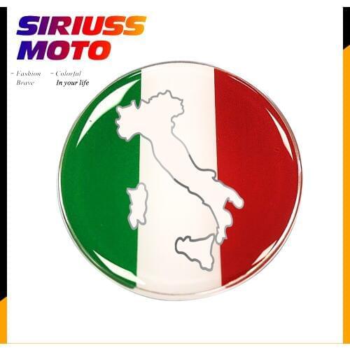 3D Motorcycle Tank Decals Italy Flag Italia Resin Stickers Case for Aprilia Ducati Vespa GTS GTV 250 300 LX S 125 Decals