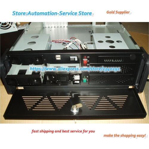 3U Chassis Industrial Device Lock Server Monitor Case 610 Deep 2U Power