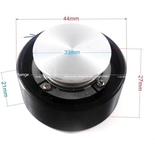 BLACK 44MM Power audio vibration speaker / mini speaker diy portable speaker Will sing the table vibro speaker