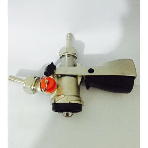 D Type 5/8 pressure blowing beer dispenser valve, Hotel Kegerator Tap homebrew,Beer dispenser brass valve stainless steel handle