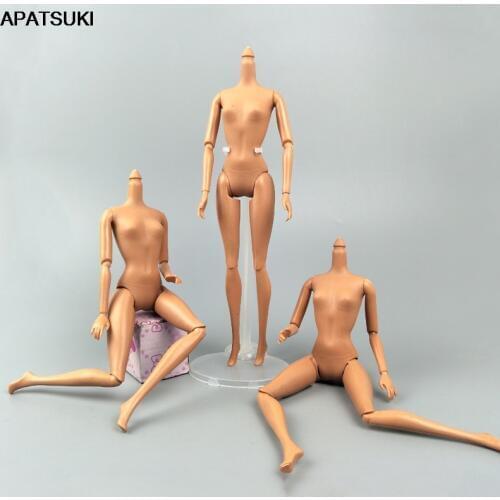 Kids Toy 1/6 11 Jointed DIY Movable Nude Naked Doll Body For 11.5" Doll House DIY Body Without Head 1:6 Doll Accessories Gifts