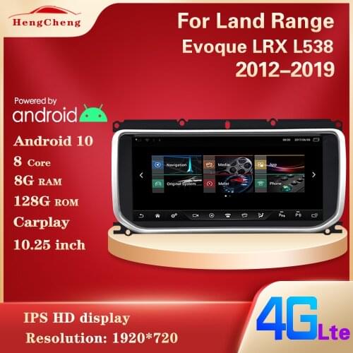For Land Range EVOQUE 2012-2018 car smart multimedia player GPS navigation radio keep the original car system wireless Carplay