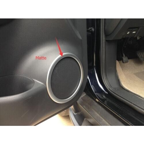 For Nissan X-Trail Rogue 2014 2015 2016 Car Styling Chrome Door Interior Moulding Speaker Ring Cover Trim
