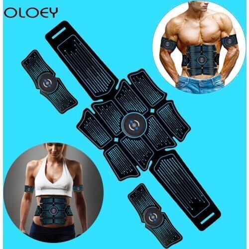 Muscle Electro Stimulator EMS Gym Electrostimulator Abdominal Electric Massager Training Apparatus Fitness Machine Building Body