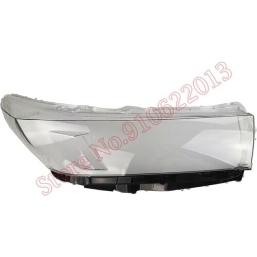 Car Front Headlight Cover For Toyota HighLander 2018-2020 light Caps Car Lampshade Front Headlight Cover Glass Lens Shell
