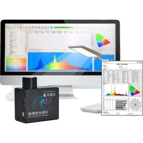 Hopoocolor HPCS300 Mini Spectrometer Handheld CRI Meter for LED Light Tester with Software