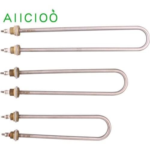 AIICIOO M16 U Type Electric Tubular Heater Immersion Element for Water Heating 220V 1KW/2KW/3KW