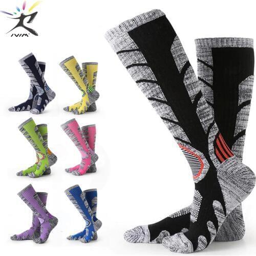 Winter Warm Men Women Thermal Ski Socks Outdoor Sports Thick Cycling Socks Snowboard Climbing Camping Hiking Snow Soft Socks