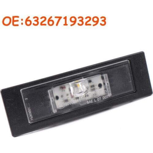 OEM 63267193293 For BMW E82 E90 E92 F30 M E70 X5 E71 X6 E39 E60 Car LED Licence Number Plate Light