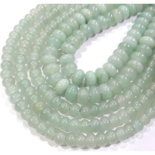 Wholesale Natural stone aventurine Rondelle Beads 4*6mm 5*8mm Spacer Beads For Jewelry Making Bracelet Accessories