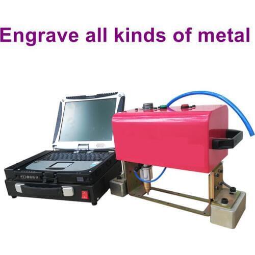 Wholesale metal portable dot peen marking machine motorcycle parts pneumatic dot pin marking machine 140*40mm