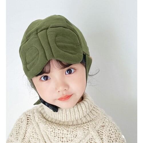 Autumn boys and girls fashion Flight cap kids new chic design eye mask hat