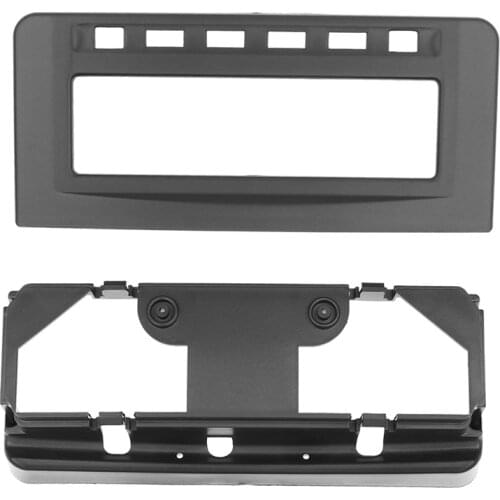 Dashboard Fascia For Mitsubishi Pajero Sport Triton L200 Mornitor MID Radio DVD Middle Stereo Panel Mounting Installation Trim
