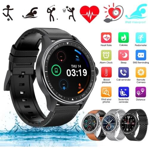 Luxury Smart Watch Men Bluetooth Call Smartwatch Waterproof Heart Rate Pedometer Men Sports Smart Watches For Xiaomi IOS Phone