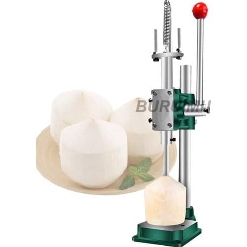Manual Coconut Opening Machine Stainless Steel Coconut Tapping Hole Coco Water Juicer Driller Opener Tender Green Punching